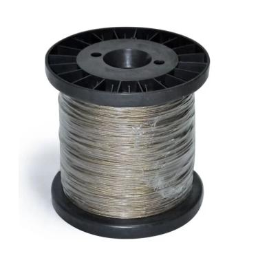Imagem de Bobina 100 Metros Cabo Aço Revestido 2mm