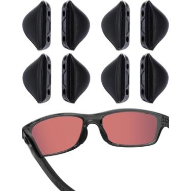 Imagem de Acefrog 4 pares de protetores de nariz atualizados para óculos de sol Oakley Turbine OO9263 Fives Squared OO9238 Chainlink OO9247 Pit Bull OO9127 óculos de sol, peça de reposição de nariz push-in,