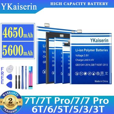 Imagem de Bateria ykaiserin para oneplus 7tpro 7t pro 7t 7pro 7 pro 6t 5t 5 3t para oneplus 1