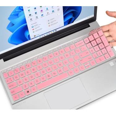 Imagem de Capa de teclado para laptop HP 255 G10/2025-2023 HP 15 Laptop 15-fc 15-fd 15-fc0399nr fc0099nr 15-fd0083wm fd0127dx fd0012nr 15-fc00222nr 5dx 15 -fc0093dx,HP 15-eg 15t-eg 15-eh/er 15z-eh 15t-eg200 15