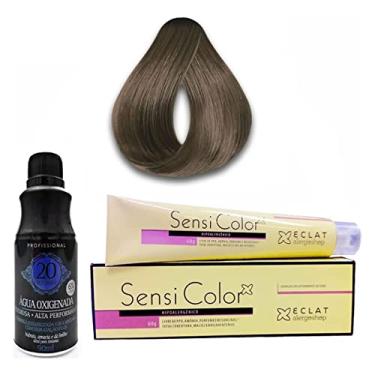 Imagem de Tinta Hipoalergênica Sensi Color Castanho Claro 5.0 e Água Oxigenada 20 volumes
