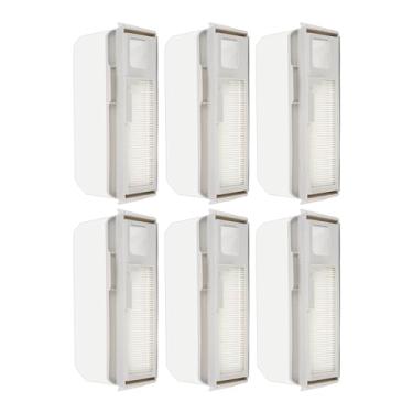 Imagem de (6 peças) Filtros HEPA para saco de pó compatíveis com NARWAL Freo X Ultra, kit de filtro de aspirador de pó seco e úmido, acessórios de substituição, 6 sacos de filtro