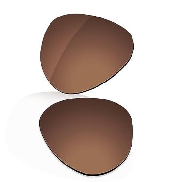 Imagem de LenzReborn Lente polarizada de reposição para óculos de sol RayBan Aviator RB3025 62 mm - Marrom ferrugem - Polarizado