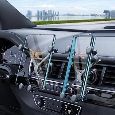 Imagem de xuenair Suporte para carro Z Fold 4, [compatível com 2 formas e capa grossa] Suporte de celular gravidade para Samsung Galaxy Fold 7 6 5 4 3 2 Acessórios Google Pixel 9 Pro Fold S25 Ultra iPhone 16 15