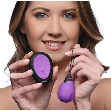 Imagem de Ovo vibratório de silicone 10X - roxo