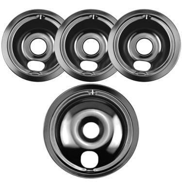 Imagem de Beaquicy WB31M19 WB31M20 Queimador Elétrico de Porcelana Gama Gotejadora – Inclui 1 Pacote de 20 cm WB31M19 e 3 Pacotes de 15 cm WB31M20 – Substituição para Kenmore GE Hotpoint Range