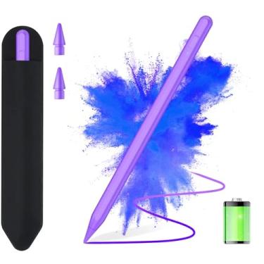 Imagem de Caneta Stylus para iPad 2018-2025 com rejeição de palma, Apple Pencil para Pad de 11ª/10ª/9ª/8ª/7ª/6ª geração, iPad Pro 11/12,9 polegadas, iPad Air 2025, 27,9 e 13 polegadas (M3/2), 5ª/4ª/3ª geração