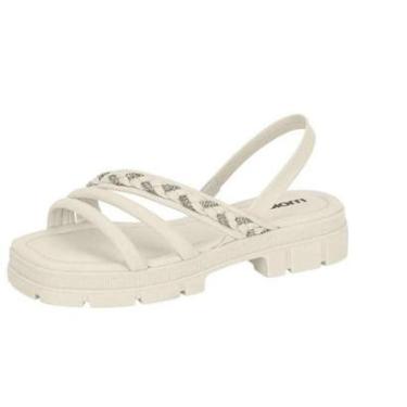 Imagem de SANDALIA FEMININA PLATAFORMA TRATORADA MOLECA REF:5475112-Feminino