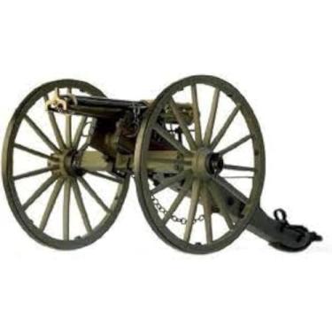 Imagem de Guns n' History Civil War Artillery Gatling Gun 1:16 Scale - MS4010 Metal Model Kit for Adults to Build DIY
