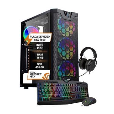 Imagem de Pc Gamer Intel Core I3 9 Ram 16Gb Ddr4 Gtx1650 Ssd 480Gb - Wj Info