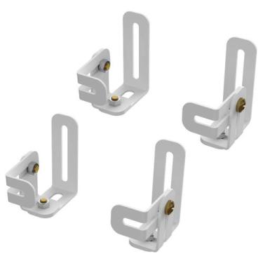 Imagem de Suporte Home Theater Caixa De Som 4 Unid - Branco - Multiforma