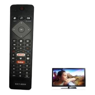 Imagem de Controle Compatível Compatível Com Tv Philips Tv Led 4k Botões Netflix