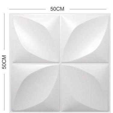 Imagem de Placa 3d pvc auto adesiva - modelo petalas - WALLMAKE 3D