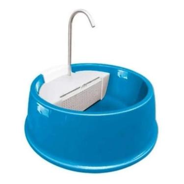 Imagem de Fonte Bebedouro Gatos Cães Automático Joy Furacão Pet Bivolt - AZUL - 