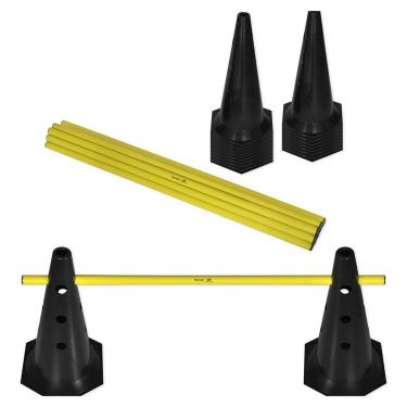 Imagem de Kit Barreiras de Salto com Cone Muvin 50cm - 12 Unids.-Unissex