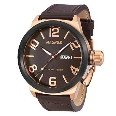Imagem de Relogio Masculino Magnum Analogico - Ma33399z - Marrom/rose