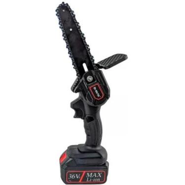 Imagem de Moto Serra Elétrica À Bateria Lítio Mini 36v Bivolt Portátil - SHOPPIN