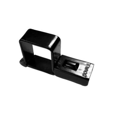 Imagem de Trava Porta Cadeado N.01 34x33mm Preto Dovale