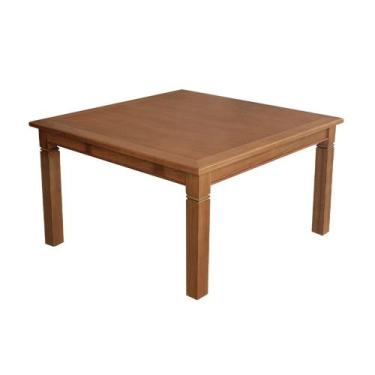 Imagem de Mesa de Jantar Rústica Quadrada Celina 1,50m em Madeira Maciça - Casta