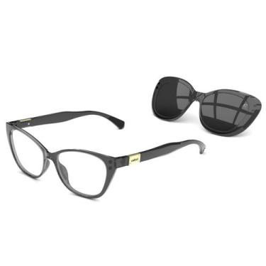 Imagem de Armação Óculos Colcci Bandy 2 C6123dj452 Fumê Translucido Clip On Pola