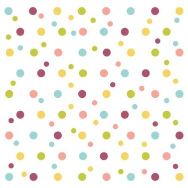 Imagem de Adesivo de Bolinhas Coloridas 108un Cobre Cobre 2m² - Quartinhos