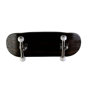Imagem de SOLDIER BAR Handmade Fingerboards Complete 8S (6-Layer Canada Maple+Ebony 35mmX98mm) (Handmade Deck+34mm Big Eagle Trucks+Handmade Ice Wheels)