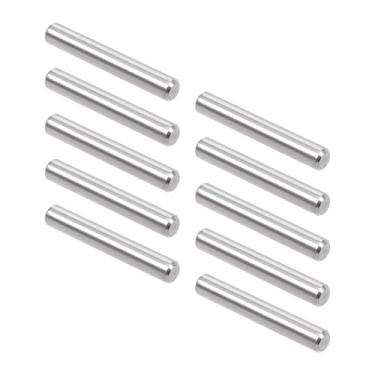 Imagem de TOP-VIGOR 10 peças 6 mm x 40 mm pinos de suporte de prateleira, pino de suporte cilíndrico de aço inoxidável 304 elementos de fixação tom prata