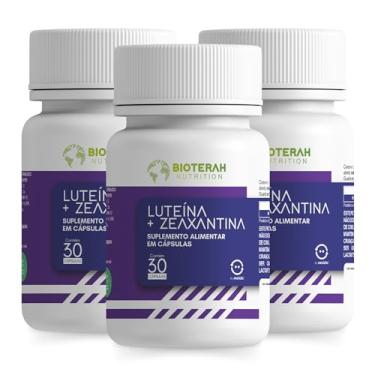 Imagem de Luteína + Zeaxantina 90CAPS BIOTERAH Suplemento Alimentar 20mg Luteína 3Mg Zeaxantina