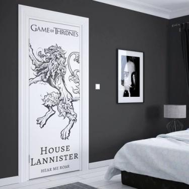 Imagem de Adesivo de Porta House Lannister GOT - Império da Impressão, G - 90cm 