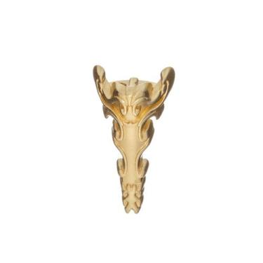 Imagem de Pezinho Atena Enfeite Artesanato 4 Peças Decoração Metal Caixas - Meta