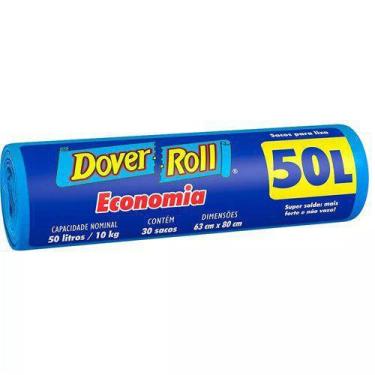 Imagem de Saco de Lixo Dover Roll 50L 10Kg Rolo 30 Un - doverroll