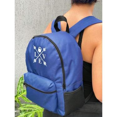 Imagem de Mochila Small LOVE ACADEMIA Bolsa Escolar Trabalho Viagem Mala Faculda