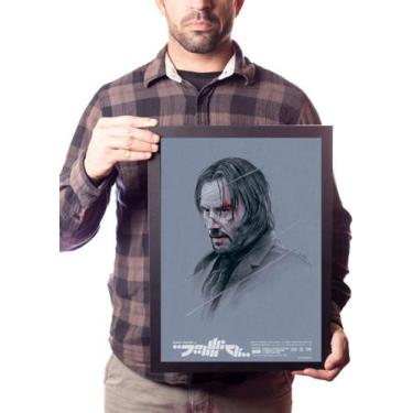 Imagem de Poster Com Moldura A3 John Wick - Fanarte