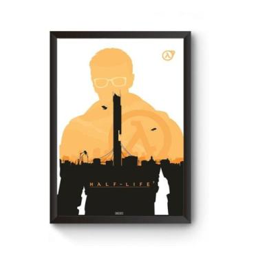 Imagem de Poster Moldurado Arte Half Life 2 Quadro - Fanarte