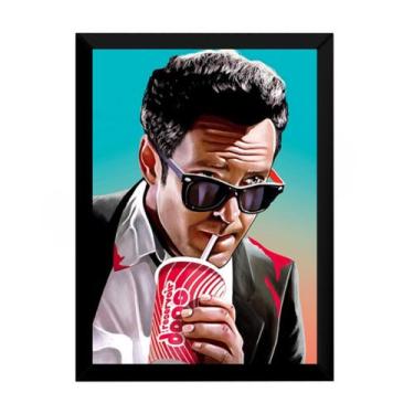 Imagem de Quadro Cães De Aluguel Vic Vega  Pop Arte Poster Moldurado - Fanarte