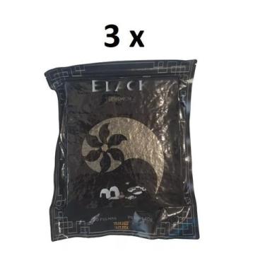 Imagem de Alga Yaki Sushi Nori Black Pacote De 140g Com 50 Folhas Kit com 3 - Ga