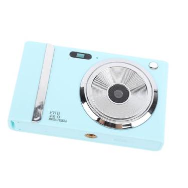 Imagem de Câmera Digital de Bolso 48MP Foto 1080P FHD Gravação de Vídeo Câmera de Estudante Doméstico AF Foco Automático Zoom 16X