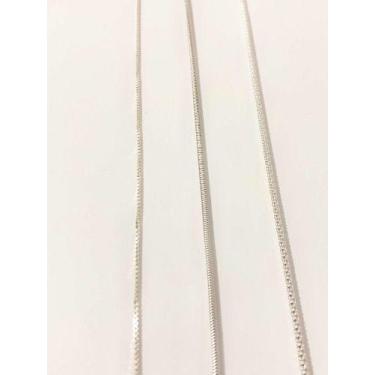 Imagem de Kit 3 Pulseiras Prata Legítima 925 - Lojas La&Ny, Prata, 18 cm