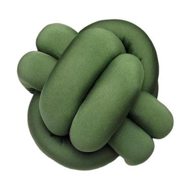 Imagem de Almofada de Nó Escandinavo Várias Cores - Díspar Design, Verde Militar