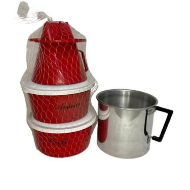 Imagem de Canecão Leve Nº14 1,8 L Em Aluminio +  Kit Café - Alumínios E Cia, Ver