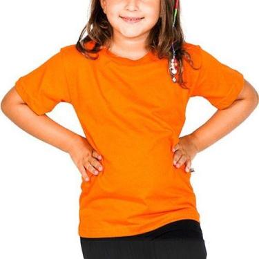 Imagem de Roupa De Criança Infantil Menina Menino Básica Lisa Camiseta - Vesttua