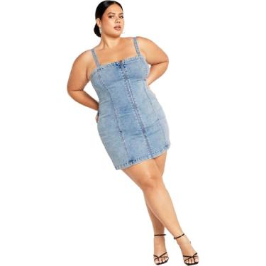 Imagem de City Chic Vestido feminino Lili, Azul (azul), 46