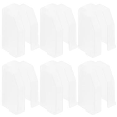 Imagem de SAFIGLE 6 peças de protetor de agulha para toca-discos: protetores de caneta giratória, capas de plástico antiestáticas para acessórios de toca-discos de vinil - Substituição Dimond Stylus para