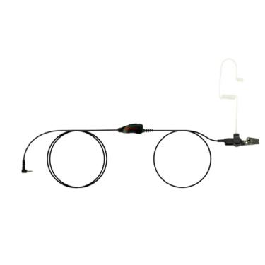 Imagem de Fone de ouvido/fone de ouvido com tubo acústico EH com PTT e microfone para Motorola Talkabout T100 T200 T260 T400 T460 T600 T800 e rádios Spirit