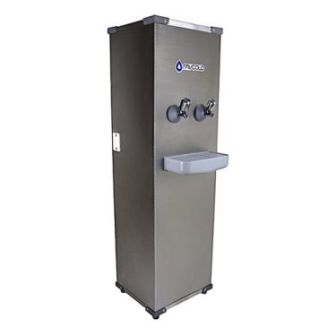 Imagem de Bebedouro Elétrico De Coluna Inox Industrial De 25 Litros. Bebedouro Industrial Inox Coluna