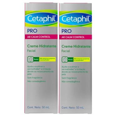 Imagem de Kit 2 Cetaphil Creme Hidratante Facial Pro Ar Calm Control com 50ml