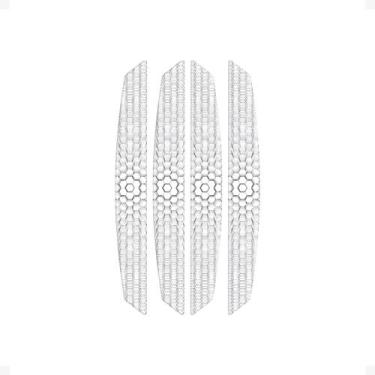 Imagem de Adesivo Protetor De Porta Olho De Gato Colméia Refletivo - SPORTINOX