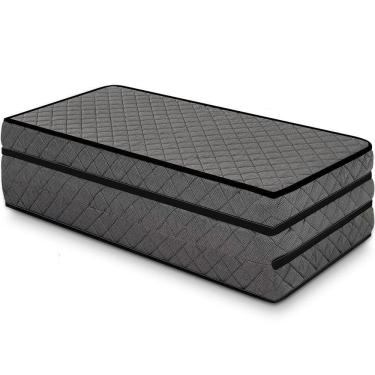 Imagem de Puff Casal Multiuso 3 em 1 Portátil Colchonete de Espuma - BF Colchões