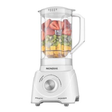 Imagem de Liquidificador mondial 2,2l 550w branco pratic power  l-97-w 220v, 220