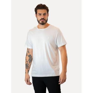 Imagem de Camiseta Dudalina Ultrasoft Pima Cotton Logo Branca, L/G